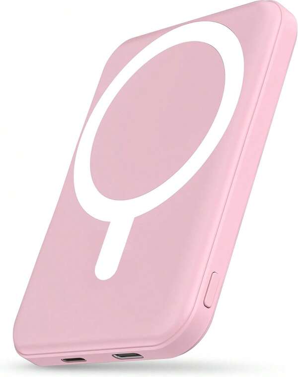 GAWFOLK 5000mAh Magnetic Wireless Power Bank.Portable Charger,Wireless Charger, It Is Compatible With Phone 16/15 Pro Max/14 Pro/13/12 And Android Phones. Travel Essentials,22.5W Fast-Charging Magnetic Battery Pack,Charging Station,This Portable Charger Is Equipped With Type - C Interfaces . It's An Ideal Mini Power Bank For Outdoor Travel And Emergency Backup. Suitable For Summer Holiday Outdoor Travel/Camping And Hand Free Emergency Backup Mobile Power Supply Gifts For Family, Friends, Birthday