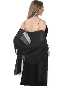 1 pieza Nuevo estilo Hijab chal de gran tamaño Jersey suave unicolor casual para mujer