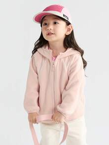 Balabala Tween Girl Jacket 2025 Fall New Polar Fleece Anti-Static Top