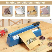 5 piezas de repuesto para calentador de sello de tefló.n de 30 cm x 2 mm, adecuadas para sellador SF-300 y otras marcas similares de selladores. - Caqui - Ver 7