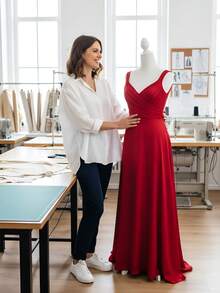 DOPINMIN Female Mannequin Body With Wooden Tripod Stand, 49.6-63.4 Inch, Portable And Adjustable Dress Form For Sewing, Clothing Display, Photographing - 白色 - 查看 1