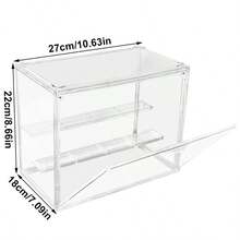 Large Acrylic Display Case Perspex Clear Box Dustproof Action Figure Collectible - Transparent - View 2