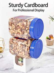 20pcs White Paper Cupcake Boxes With Clear Window And Handle, Suitable For Wedding Candy Boxes - Multicolor - View 6