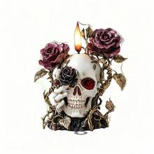 Adorno acrílico plano de Halloween, calavera aterradora 2D, decoración de escritorio para el hogar. - Multicolor - Ver 8