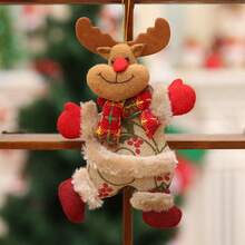 1pc Christmas Tree Accessories, Christmas Figurines, Dancing Old Man, Snowman, Deer And Bear, Cloth Pendant Gifts,Home Decoration Decorations, Birthday Gift, Graduation Gift, Party Small Gift, Special Gift - Multicolor - View 11