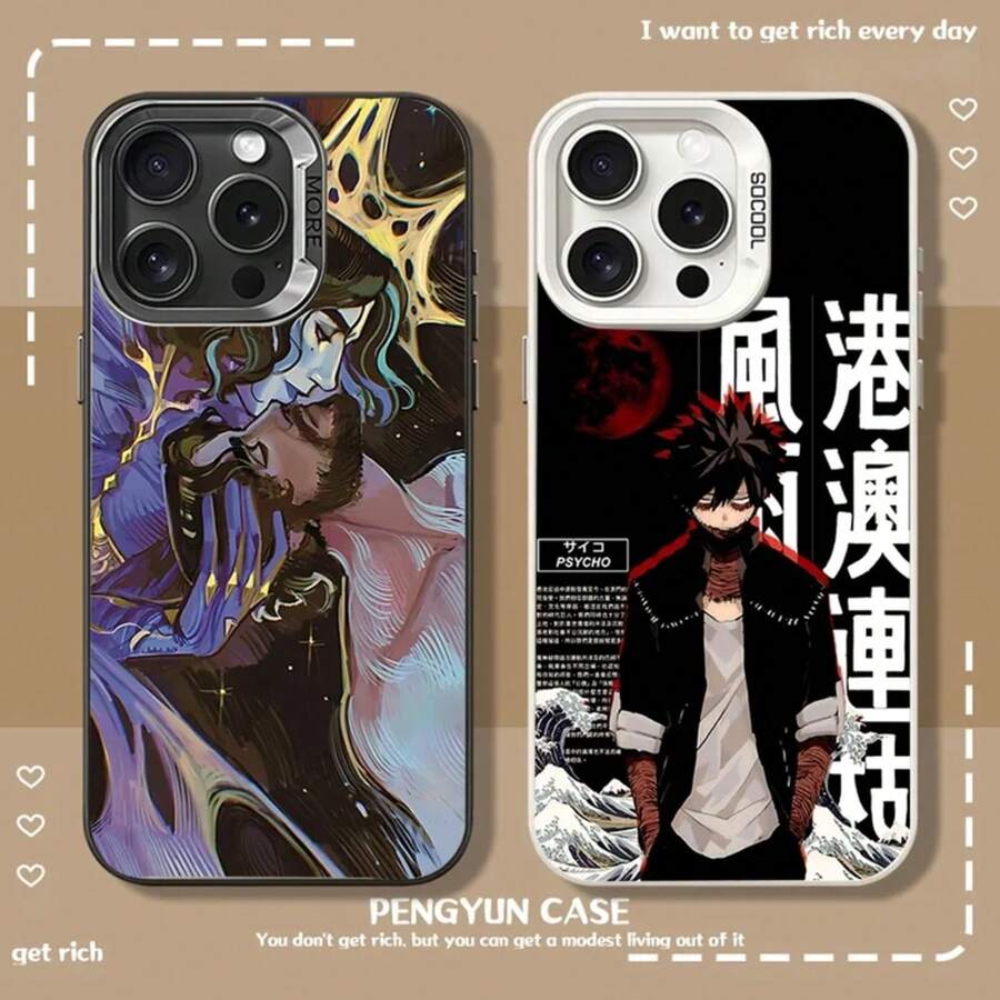 Dabi My H-Hero A-AcademiaS Phone Case Compatible With 16 15 14 13 12 11 Pro Max Plus Color Shockproof Back Silver Cover, Cover Compatible With 17 Pro Case, 17 Pro Max Case, 17 Case, 16 Pro Case - z5 - 查看 1