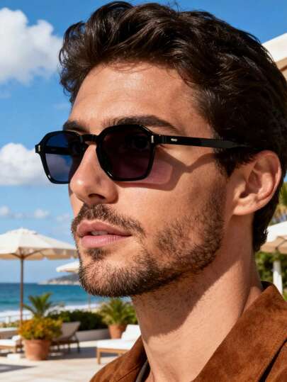 نظارات شمسية مستقطبة، إطار هندسي كلاسيكي بلاستيكي للجنسين، نظارات موضة للرياضات الخارجية والدراجات والسفر والشاطئ والقيادة والصيد، حماية من الأشعة فوق البنفسجية في الصيف