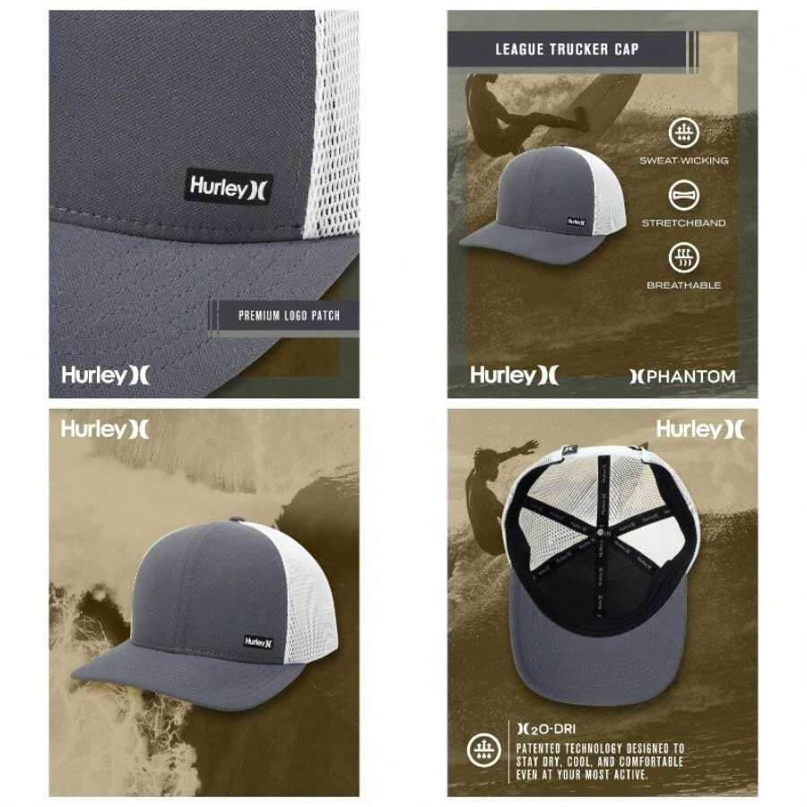 Utilidad Tapa para para Hombre - Gris/Blanco + Talla Única - Ver 1