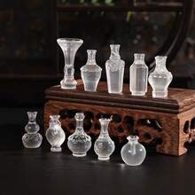 Chai thủy tinh cổ sáng tạo phong cảnh vi mô, Bình hoa trong suốt phát sáng, Phụ kiện trang trí sân vườn thực tế, Tượng nhỏ bằng nhựa phong cảnh vi mô văn phòng, Túi đựng đồ trang trí nhà búp bê tự làm, Trang trí bàn làm việc, Mô hình nhà búp bê thu nhỏ, Trang trí xe hơi, Đạo cụ chụp ảnh, Quà tặng ngày lễ, Quà tặng Giáng sinh, Quà tặng Halloween - Màu sắc - Xem 2