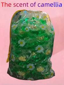 5-In-1 Laundry Detergent Capsules, Fragrance Beads, Fabric Softener, Concentrated Laundry Liquid, Laundry Pearls, Deep Cleaning Stain Removal Laundry Pearls, Long-Lasting Fragrance, Lint Removal, 50pcs 3-In-1 Cherry Blossom Laundry Detergent Capsules, Powerful Cleaning, Softening, Stain Removal Laundry Balls (Random Old/New Version)