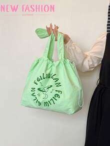 Duża torba na ramię z wełny jagnięcej pod pachą dla kobiet, nowy model na zimę 2025, oryginalny design, miękka i modna, odpowiednia do dojazdów do pracy - Miętowy Zielony - Zobacz 5