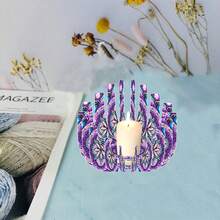 Bộ tranh đính đá 1 chiếc, Chân nến hình hoa sen, Chủ đề phong cách Bohemian, Chân nến lắp ráp thủ công bằng Acrylic với họa tiết khảm đá quý pha lê, Trang trí trung tâm nến sáp thanh lịch, Thích hợp cho đám cưới, nhà riêng, Giáng sinh, Ngày của Mẹ, Năm mới, Trang trí tối giản hiện đại, Thủ công mỹ nghệ. - Nhiều màu - Xem 19