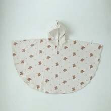 1pc Kids Raincoats For Girls Boys, Waterproof Rain Jacket Cartoon Bear Children Toddler Rain Wear Children Rain Poncho, 3D Cartoon Children Rainwear - Multicolor - View 12