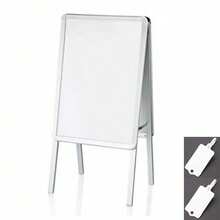 A2 Pavement Sign Poster Snap Frame Display Stand Advertising Boards Double Side - Default - View 4