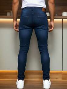 Men Pants - Blue - View 2