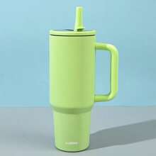 1PC 40oz Stainless Steel Car Cup, Long-Lasting Heat Preservation, Large Capacity, With Handle, Easy To Carry, Beautiful And Practical, Meet The Needs Of Daily Use, There Are A Variety Of Colors To Choose From, It Is A Good Choice For Personal Use Or As A Gift, Holiday Gift, Suitable For Multiple Scenarios - Nhiều màu - Xem 16