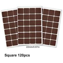 72/120 件家具毛毡垫套装 - 防滑椅腿垫,用于保护硬木地板、金属饰面家具和地板保护垫 - 中性棕色,多种尺寸 - 棕色 - 查看 14