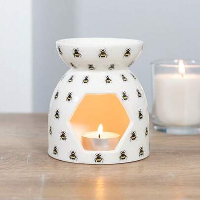 Something Different Bee Oil Burner (White) - 100% Mixed - (SD3526)