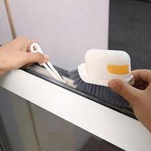 Easily Clean Small Gaps And Frames With The Universal Window Track Cleaning Brush - Perfect For Kitchen Countertops And More! - Xám - Xem 10