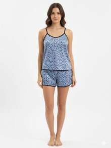 Kit 2 Baby Dolls Conforto do Verão – Pijamas Leves para Noites Fresquinhas - Multicolorido - Visão 6