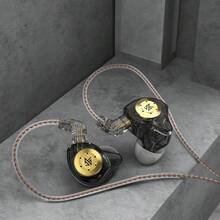 KZ KZ EDX Pro Dynamic Driver In-Ear Headphones, Hi-Fi, Detachable Cable, Inline Controls, High Audio Quality, Suitable For Mobile Phones And Gaming