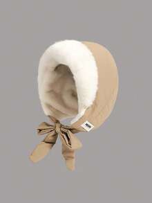 1pc Women's Winter Suede Velvet Thickened Warm Beanie Russian Caps Korean Fashion Earflap Pilot Hat Women's Bomber Hats 2-In-1 Women Warm Earmuff Hat Men Women Clothing Winter