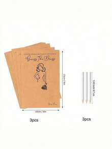 Juegos de ducha nupcial, el conjunto de juegos de regalo del vestido de la novia - Incluye 10 tarjetas y 10 lápices blancos para adivinanzas interactivas de los invitados, juegos de despedida de soltera, juegos de gallina, adecuados para decoraciones de fiestas de bodas y juegos interactivos divertidos para invitados, juegos de boda para diversión, artículos de fiesta DIY decoración de Halloween, Navidad y suministros para fiestas de cumpleaños - Multicolor - Ver 13