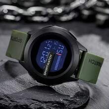 LED Digital Watch - Student Watch, Suitable For Middle School Teens, Outdoor Sports Digital Watch, Multi-Function, Luminous, Date, Day, Stopwatch, Alarm