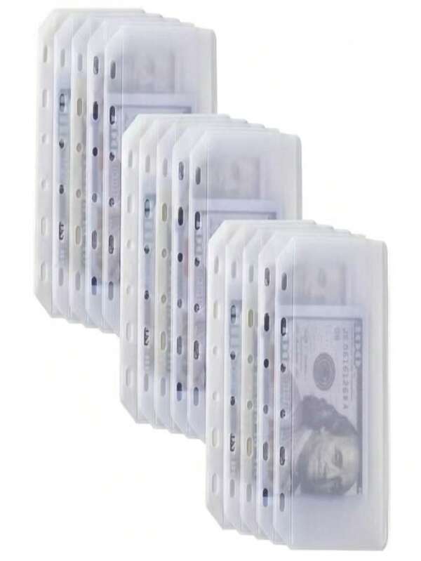 15 Peças Bolsos para Pasta A6 da UMSICHT Sem Zíper, Envelopes Sem Zíper para Sistema de Dinheiro, Bolsa para Pasta A6 para Pasta de 6 Anéis, Organizador de Dinheiro para Dinheiro em Espécie