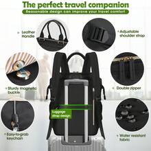 NEWHEY 17.3 Inch Insulated Lunch Backpack, Unisex Travel Backpack With USB Charging Port, Waterproof Laptop Backpack Approved For Flight, Anti-Theft School Backpack