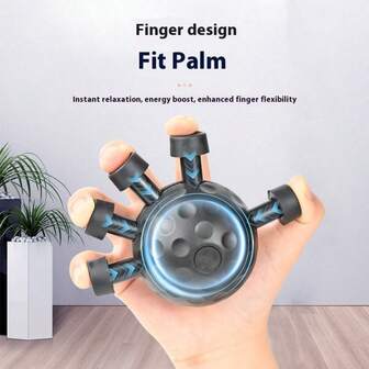1pc Finger Grip Strength Relieving Finger Strength Pressing Ball Grip Strength Ball Suitable For Indoor And Outdoor Sports Gift Giving