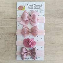 Promotion Hair Accessory Kit For Baby Girls Charming Colors - Rosé Glamour - View 2