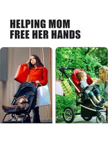 EstiloGanchos para Carriola, Mosquetón Carrito Bebe para Bolso, Herramienta Multiusos, Gancho a Presión, Stroller Hook para Bolsas, Pañaleras, Biberones, Sillas Ruedas pañaleras y más Carabiner Hook (Negro)Versión mejorada - 1 - Ver 5