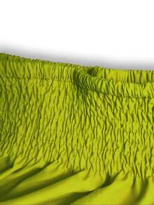 ZIAI 2025新款夏季中腰性感吊带喇叭裙时尚印花两件套女装 - 綠色 - 查看 8