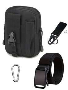 1pc 2025 New Outdoor Tactical Waist Pack Set, Multi-Functional Nylon Tactical Belt, Handmade With Minor Deviations Considered Normal Autumn-Winter Accessories,Suitable For Teens, Youth,Men,Casual, Outdoor, Athletic, Vacation, Graduation Gifts, Birthday, Daily Wear