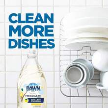 Clear Liquid Dish Soap, Lemon Essence Scent, 14.6 Fl Oz