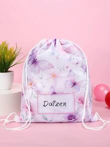 This Customized Drawstring Backpack Features An Animal Print Design, Making It Very Suitable For Sports Or Cycling. You Can Also Print Your Name Or Holiday Greetings On It. This Lightweight Coin Purse Is Suitable For Daily Use, Traveling, Shopping, Dancing, Sports And Outdoor Activities. It Is Also An Ideal Choice For Christmas, Thanksgiving, Back-To-School Season, Work, Commuting, Parties And Gatherings. It Is The Perfect Christmas Gift For Friends, Classmates, Or Even Your Daughter. - Multicolor - View 3