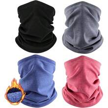 Warm Cycling Face Mask, Winter Neck Warmer, Ski Neck Warmer, Multi-Functional Cycling Scarf Cover, Velvet Magic Headband, Outdoor Towel, Winter Warm Men's And Women's Velvet Magic Headband And Scarf Cover, Cycling Face Mask, Outdoor Fleece Magic Towel, Fleece Neck Warmer - Windproof Winter Neck Warmer,