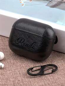 [Tùy chỉnh] Vỏ bảo vệ tai nghe bằng da giả cổ điển sang trọng khắc chữ cá nhân hóa tương thích với Pro 1 2 3 4 Pro 2 - Nhiều màu - Xem 5