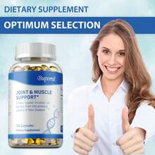 BUPORAI Apoyo Para Articulaciones Y Músculos: Favorece La Salud Articular, Alivia El Dolor Muscular, Refuerza El Sistema Inmunitario Y Promueve La Producción De Energía (120 Unidades) - 120 cápsulas - Ver 9