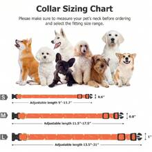 Cotton Hanade Dog Collar Cute And Distinctive Patterns Orange Fish With Pendant For Girl Boy Dogs Collars M,23864855 - Orange - View 5