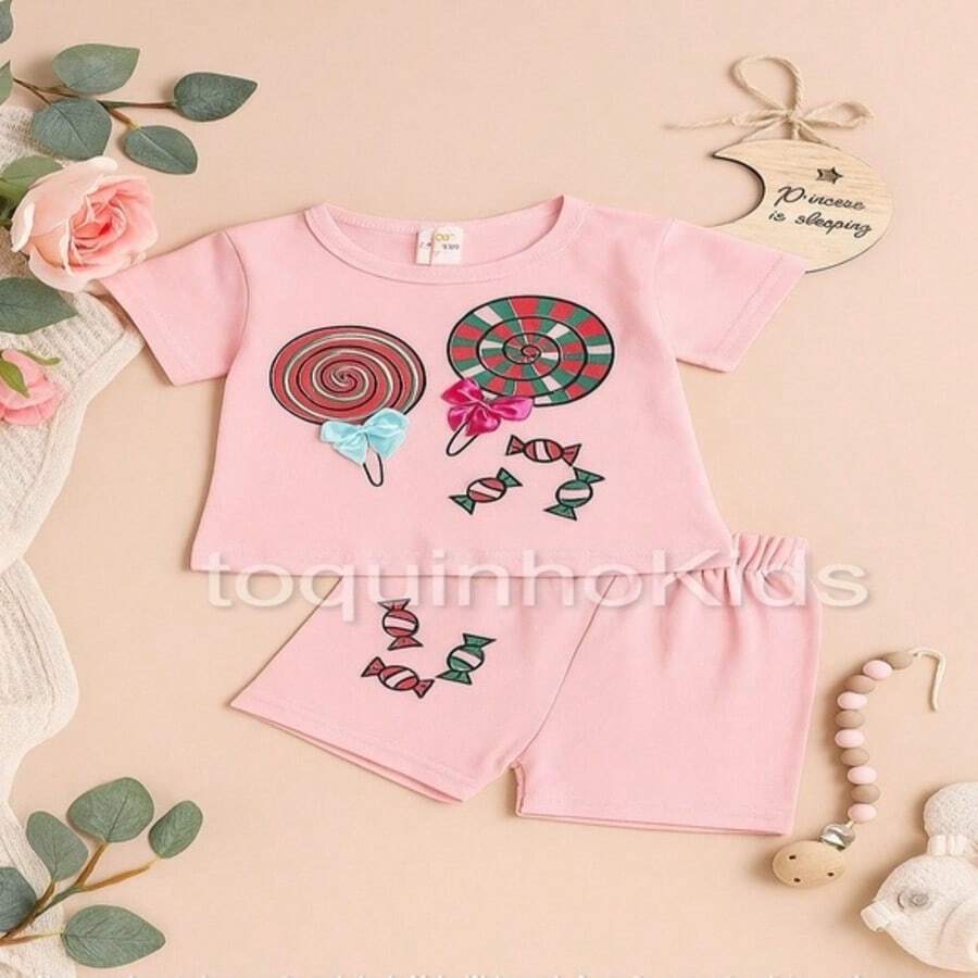 Conjunto sorvetinho look Fofura Total – Conjunto para bebÊ Blogueirinha