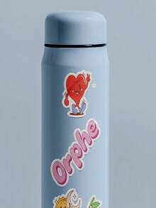 1/3/10 piezas Pegatinas personalizadas para botellas de agua, Pegatinas de etiquetas de nombre personalizadas, Pegatinas de texto personalizables, Pegatinas de texto de colores, Diseña tus pegatinas personalizadas a todo color. Elegantes, impermeables, resistentes a desgarros, estilo de dibujos animados lindos, adhesión fuerte, exquisitas, colores ricos, moda moderna. Adecuadas para cuadernos. - Blanco - Ver 3