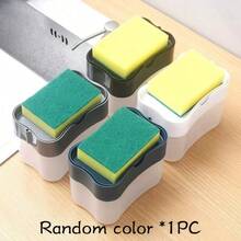 Suport pentru perie de curățare pentru dozator automat de săpun, burete de bucătărie și suport pentru spălat rufe, materiale fără mercur, instalare fixă, dozator manual de loțiune, burete de spălat vase, lână de oțel, lavetă de vase, curățare bucătărie, perie de vase, perie pentru oale, radieră magică, bucătărie de uz casnic, ustensile de bucătărie, baie, depozitare baie, ustensile baie