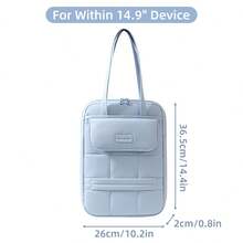 手提包多功能笔记本电脑包兼容13.3 14 14.9英寸笔记本兼容Macbook Air Pro 13.3 14 iPad Air Pro商务通勤简约手提包