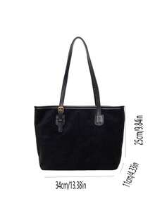 الحقيبة الكتفية الجديدة ذات السعة الكبيرة مصنوعة من قماش المخمل وتتميز بتصميم مقبض مزدوج. إنها حقيبة عمل أنيقة وطليعية، مناسبة لمختلف المناسبات مثل التسوق والتنقل والمهرجانات والحفلات والأنشطة الخارجية. ويمكن أيضًا إهدائها كهدية لأصدقائك.