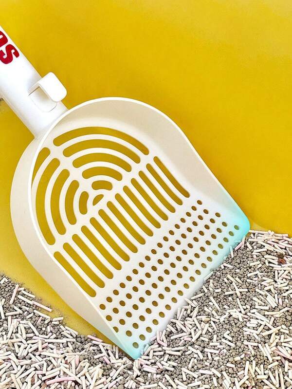1 Stück spezieller Katzenstreu-Schöpfer, Katzenstreu-Schöpfer mit großer Kapazität, Doppelhaken-Design, kann an der Wand oder im Becken aufgehängt werden, geeignet für verschiedene Arten von Katzenstreu
