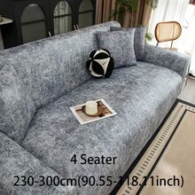 1 件弹性耐用沙发套，现代简约可洗沙发套，L 型沙发保护套，1/2/3/4 座，宠物友好型装饰，适合所有季节 - 彩色 - 查看 13