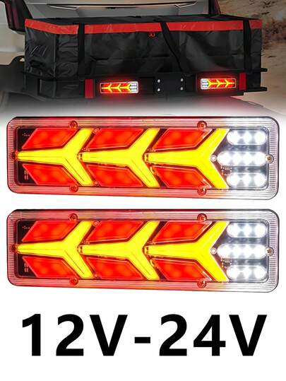 2CS LED 移动拖车灯，用于转向和驻车制动器的辅助灯带，适用于汽车、卡车、拖车、船灯