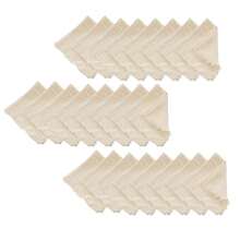 6/24pcs Multi-Color Tassel Square Linen Napkins 42*42cm/16.5*16.5inch, Wedding Decor, Outdoor Party, Food Photography Backdrop, New Year, Christmas, Easter, Kitchen Daily Use Dish Towel